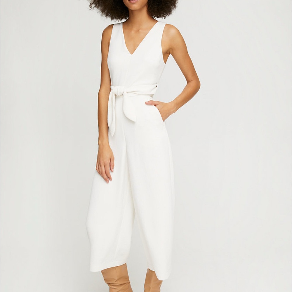 Wilfred Ivory Sleeveless Jumpsuit